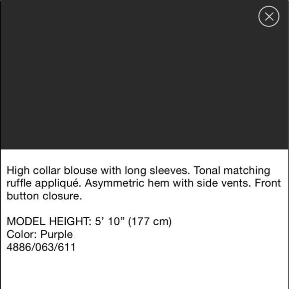 Zara purple flowy Viscose blouse shirt designer clone - Picture 14 of 16